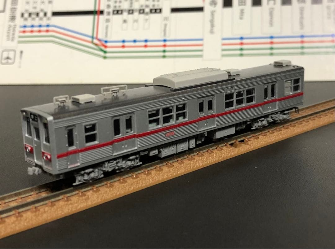 管理番号1599 都営5200形 Nゲージ未塗装キット組立品4両