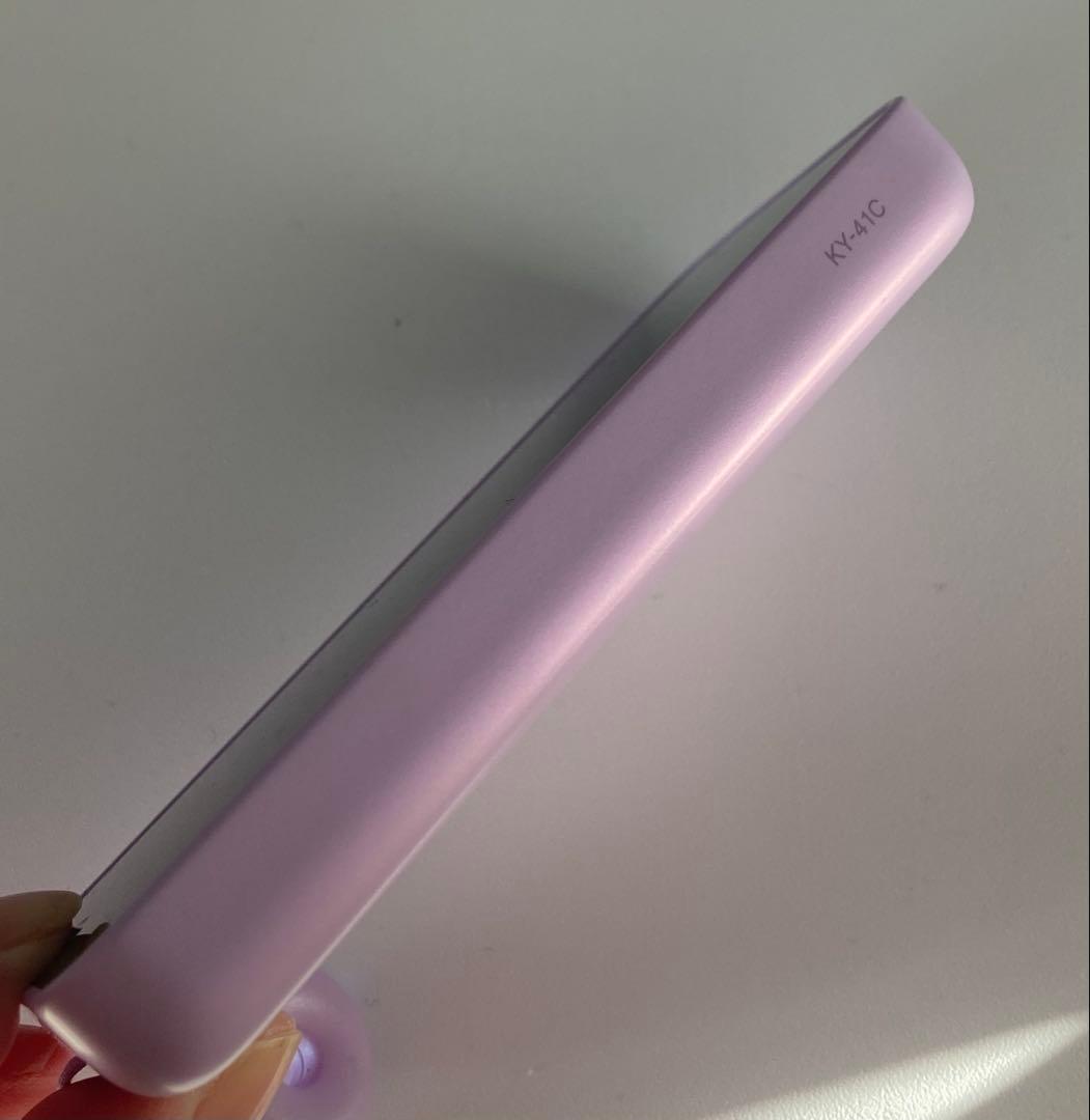 美品　NTT docomo KY-41C ラベンダー