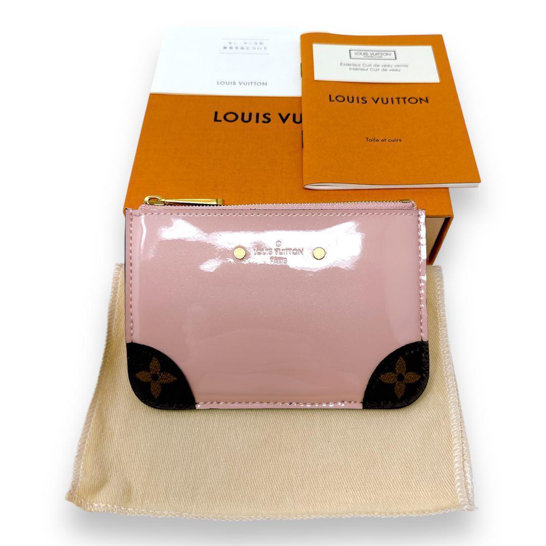 ルイヴィトン M63853 ヴェルニミロワール ポシェットクレ ケース