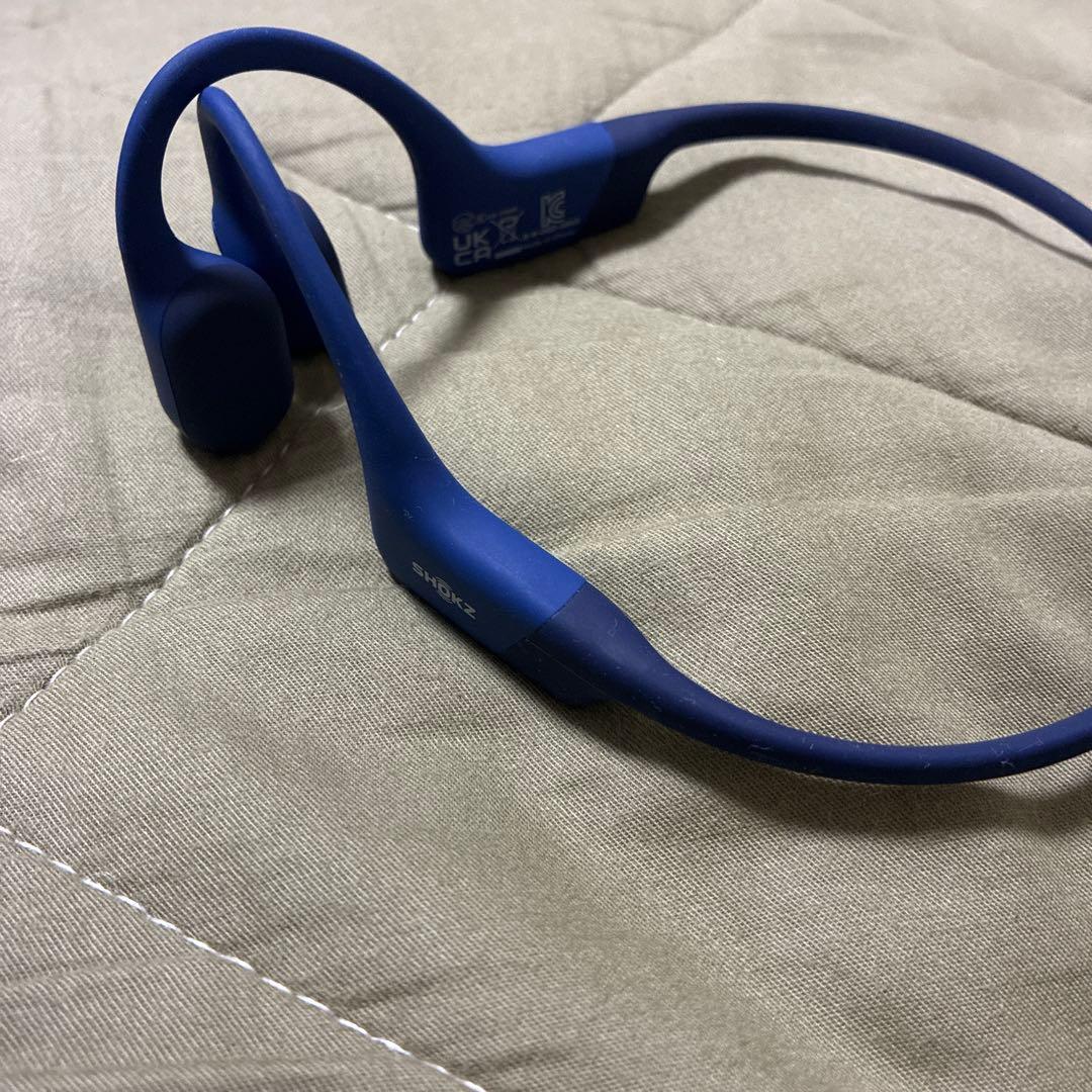 SHOKZ OpenRun 磁気充電　ブルー