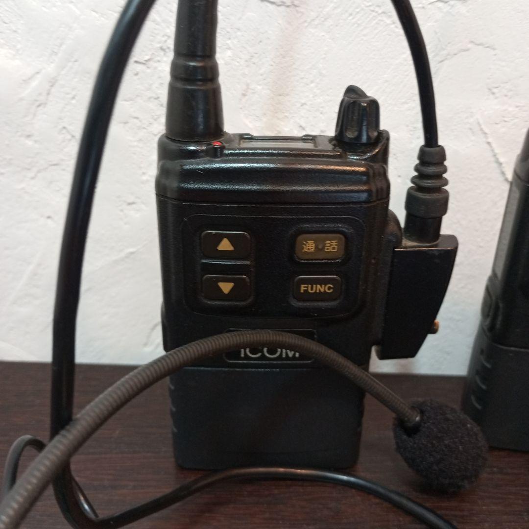 ICOM 同時通話無線機 IC -4855　ヘッドセット付き中古品