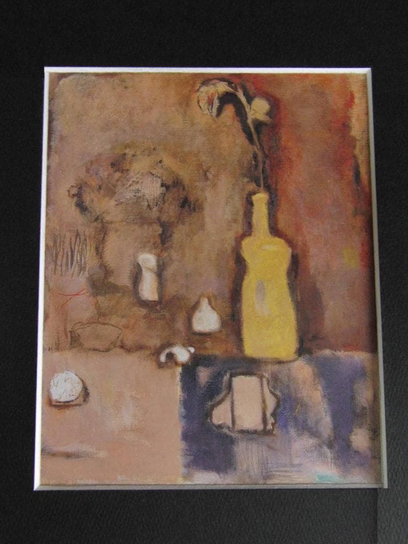 脇田和、【陶房閑日】、希少な額装用画集より、新品額装付、状態良好