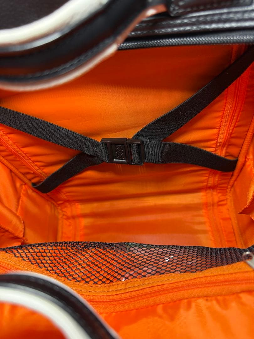 希少✨　カステルバジャック　鍵付き　レザー　キャリーケースブラック　デカロゴ