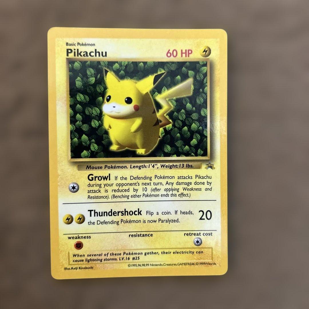 英語版　Pikachu ピカチュウ　60HP コロコロ　プロモ