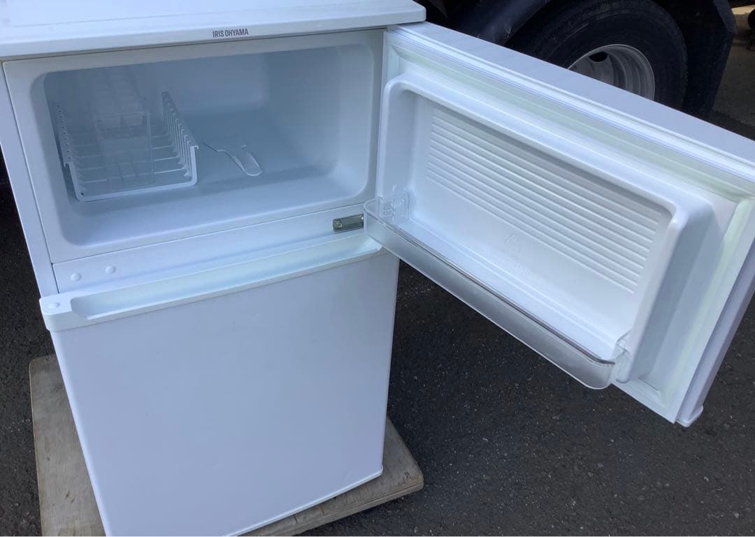 アイリスオーヤマ 2ドア冷蔵庫 IRR-90TF-W 90L 2018年製