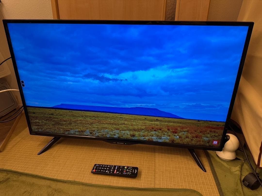 SHARP 40型 4K テレビ 4T-C40AH2 19年製綺麗！ シャープ