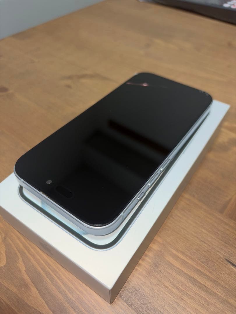 Apple iPhone 15 ブルー　本体,箱,ケーブル