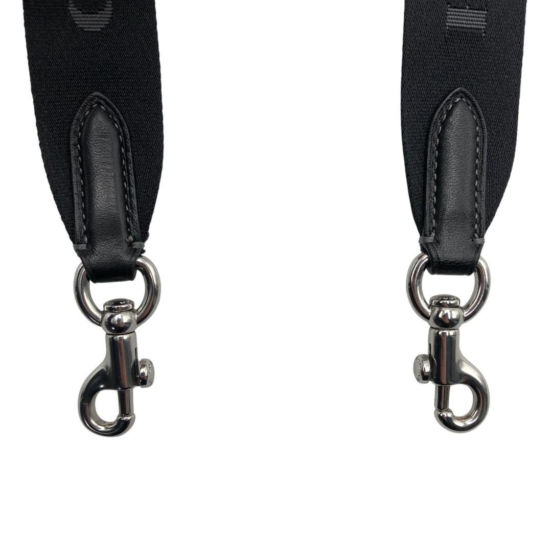 【極美品】COACHコーチ　ブラック　レザー　ショルダーバッグ　２WAY　巾着型