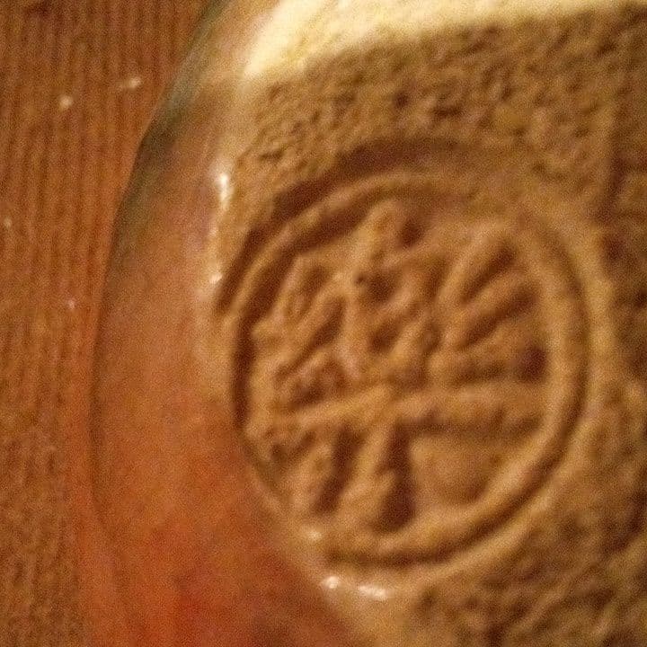 赤楽茶碗　楽の刻印あり