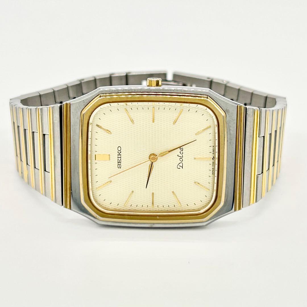 SEIKO セイコー DOLCE スクエア 7741-5130 クォーツ 腕時計