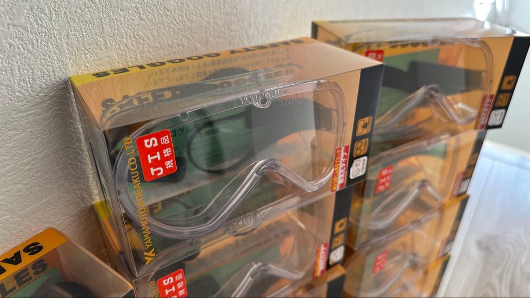 安全ゴーグル JIS規格適合 透明 未開封