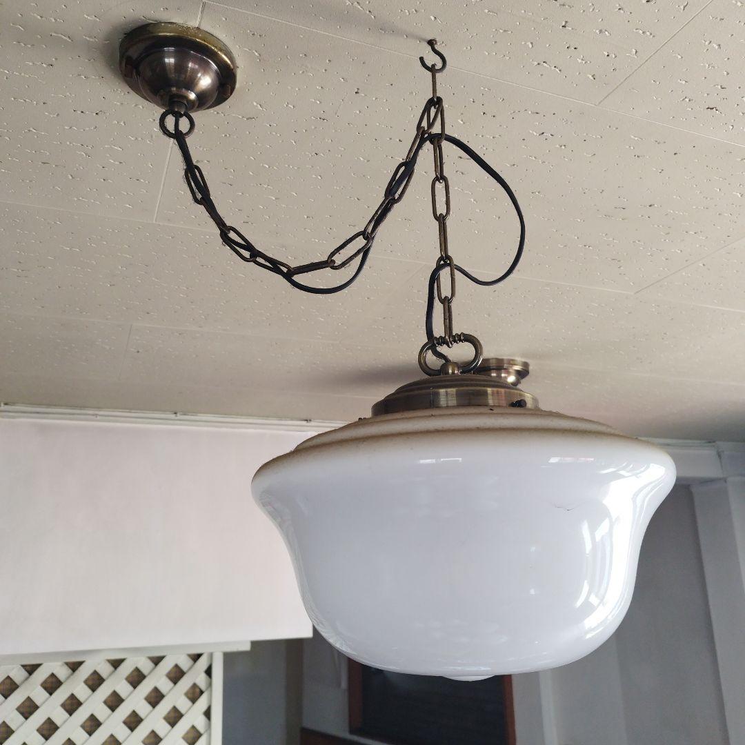 レトロモダン　Nashop ペンダントライト ホワイト