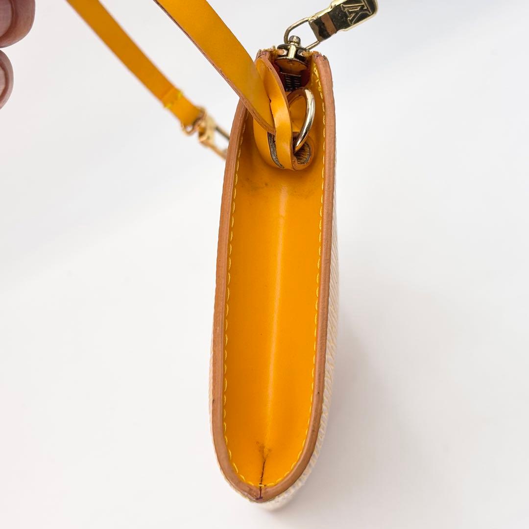 LOUIS VUITTON エピ ポシェット アクセサリーポーチ イエロー