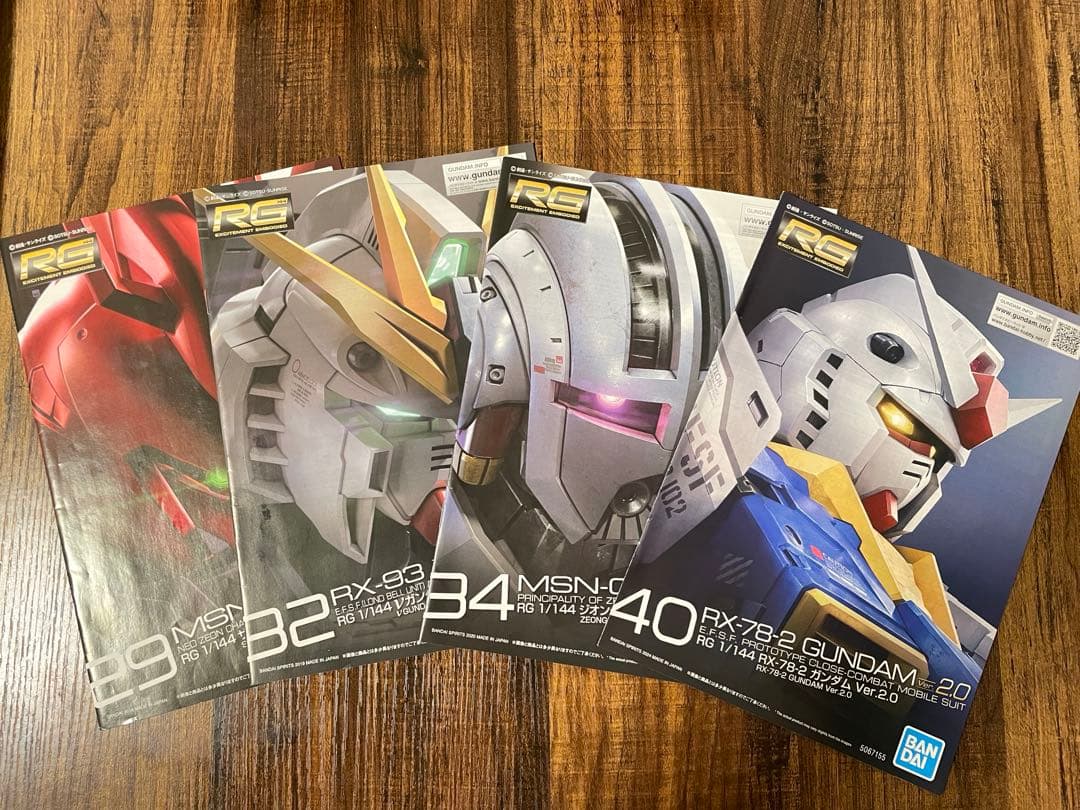 4点　RGガンプラ　塗装　完成品