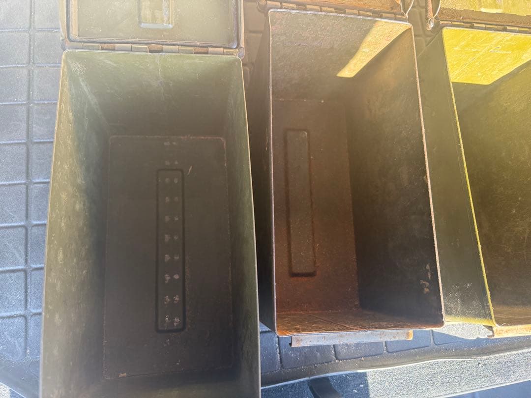 アンモボックス アーモボックス 弾薬入れ ミリタリー アンティーク 4個セット