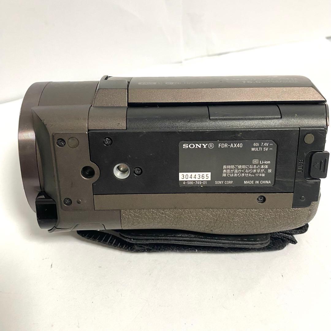 ソニー SONY ビデオカメラ FDR-AX40 4K 訳あり