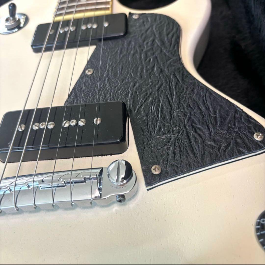 【レザー製ピックガード】grassroots レスポールスペシャル　P90 軽量