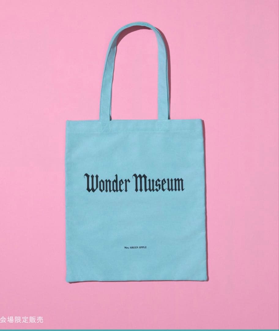 Wonder Museum トートバッグ 水色