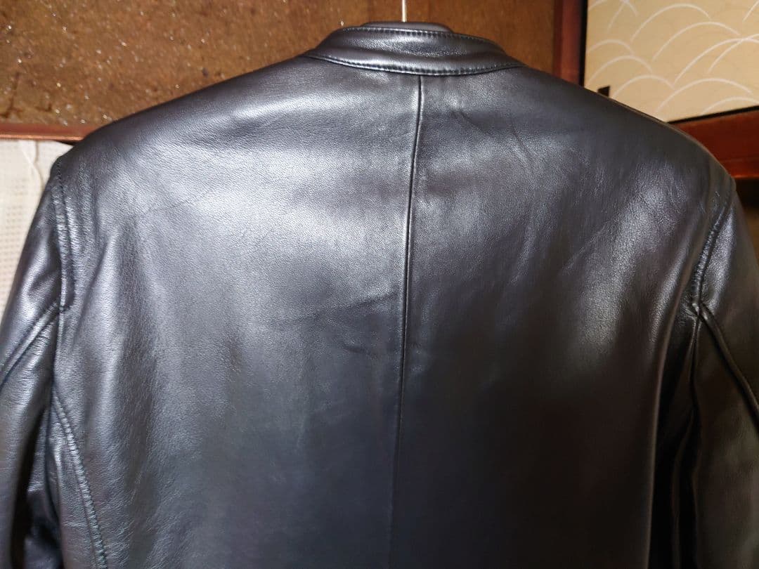 新品未使用　ナノ・ユニバース　シープレザーライダースジャケット