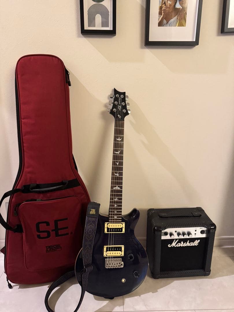 PRS エレキギター 紫