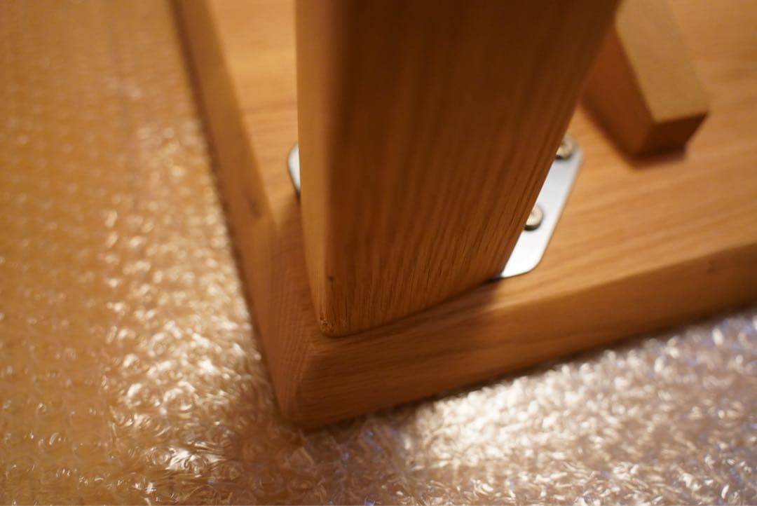 p*i様 浜本工芸　無垢オーク　ダイニングテーブル　幅135奥行80高69（定価