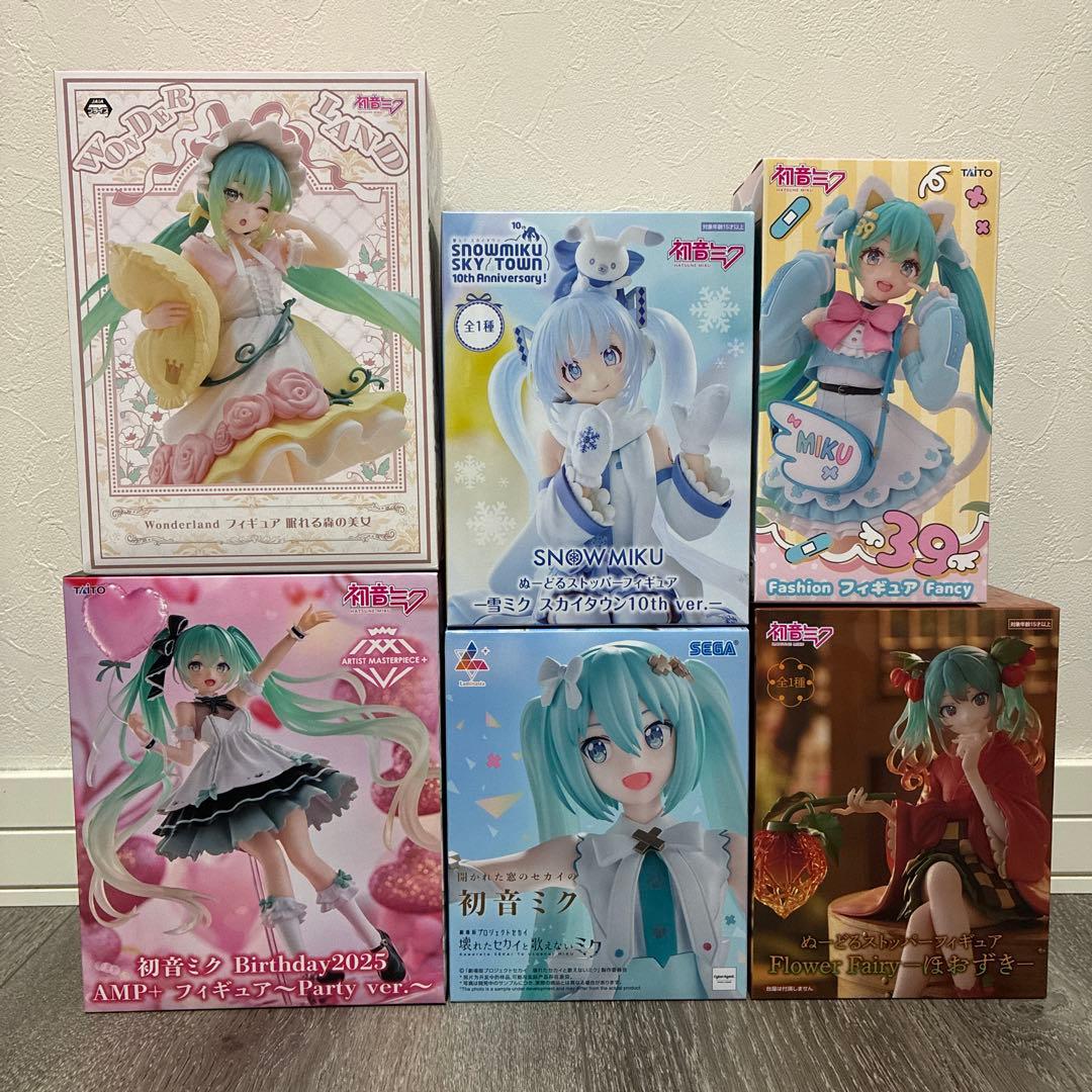 【初音ミク】フィギュア6種セット