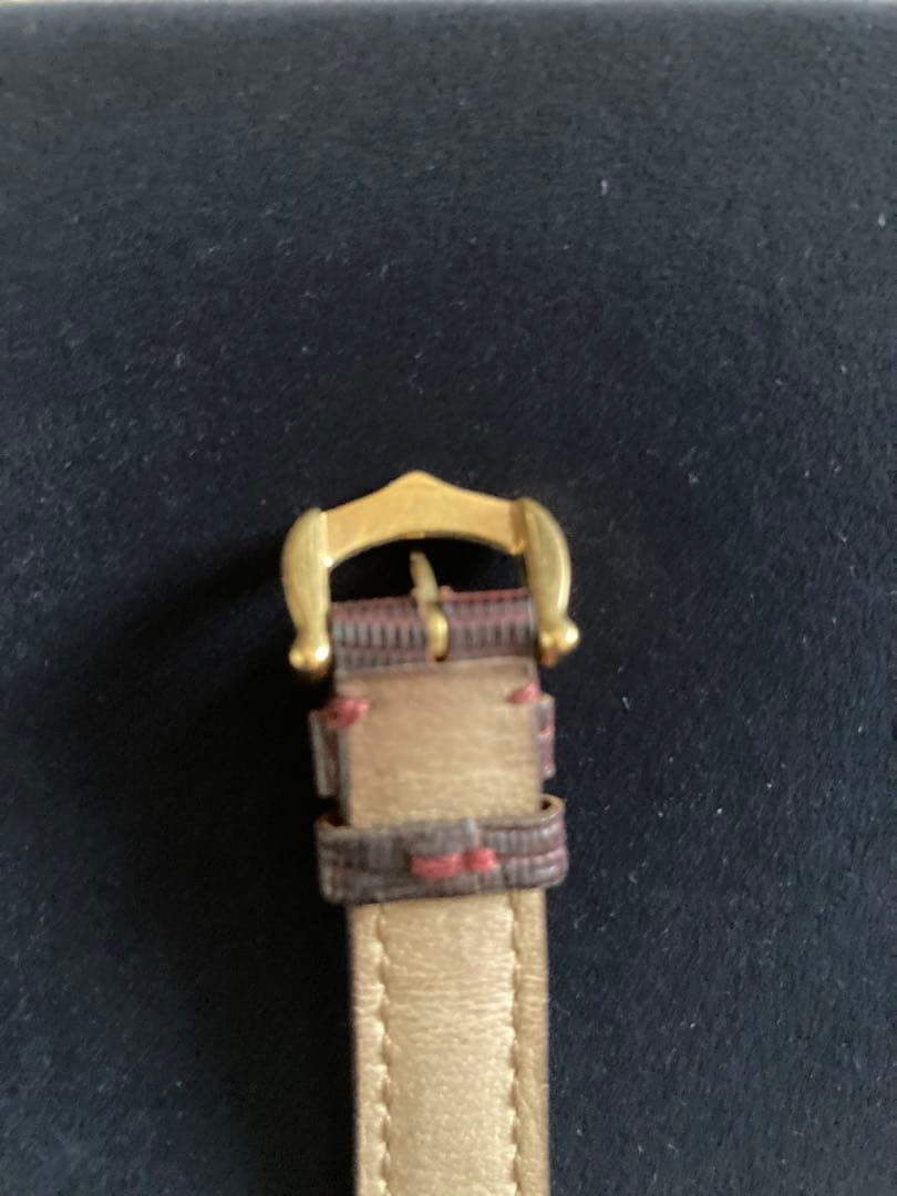 【CARTIER】カルティエ　ヴェルメイユ 925レディース ボルドー　腕時計