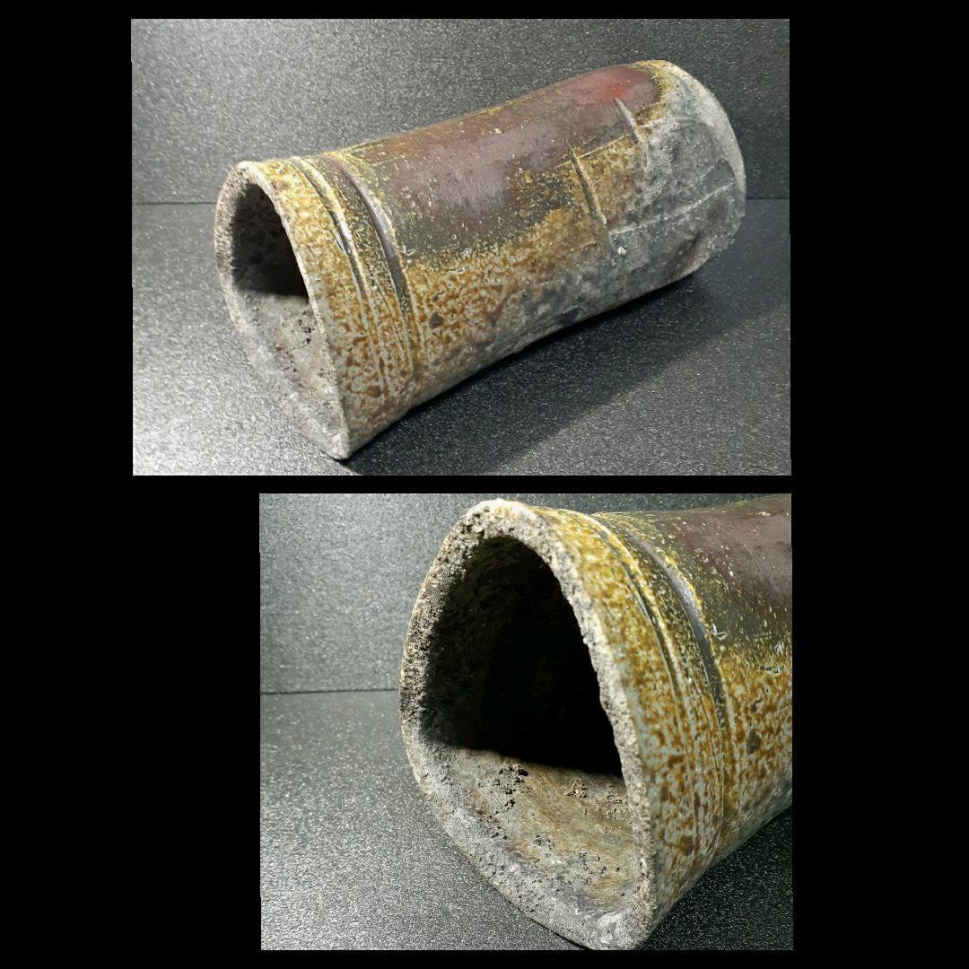 備前焼　塚光窯　中村勉作　備前　花入れ　共箱　共布　茶道具