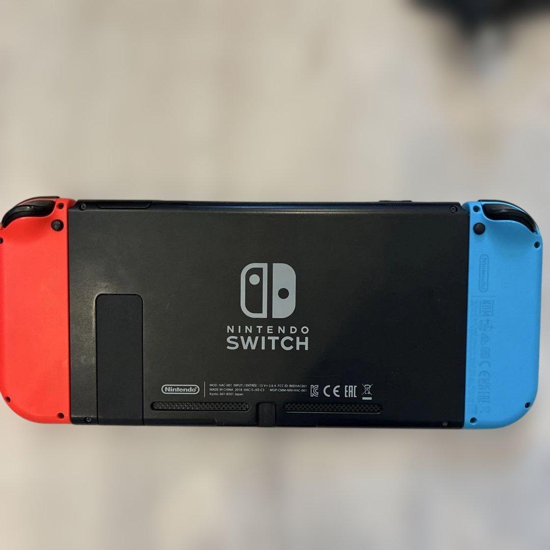 Nintendo Switch 本体【Joy-Con左交換済、ケース付】