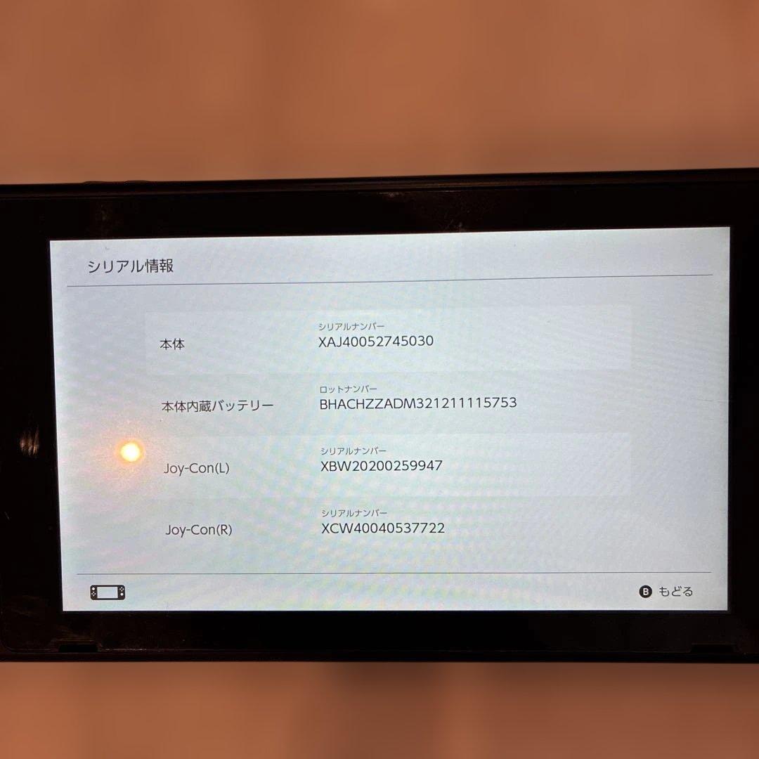 Nintendo Switch 本体【Joy-Con左交換済、ケース付】