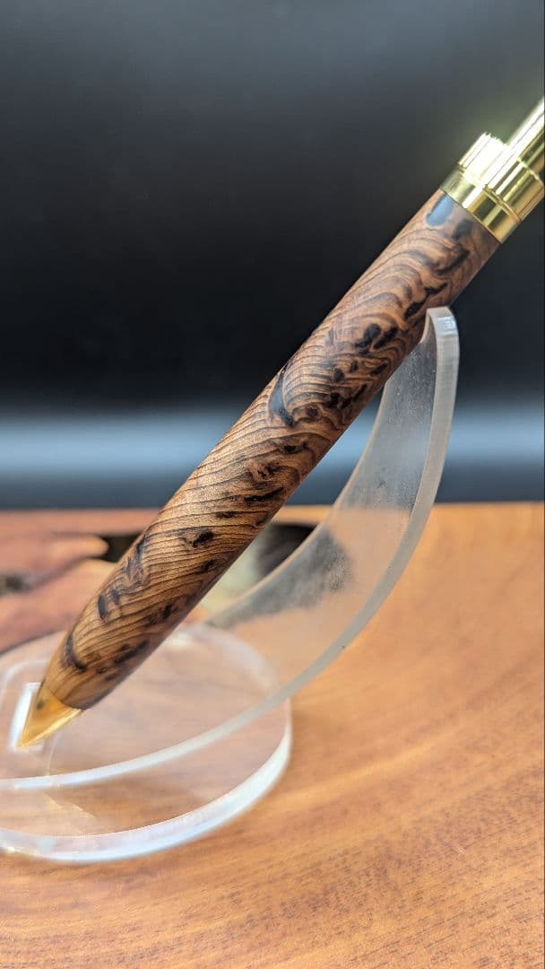 565極上　屋久杉泡瘤　木軸シャーペン　ボールペン