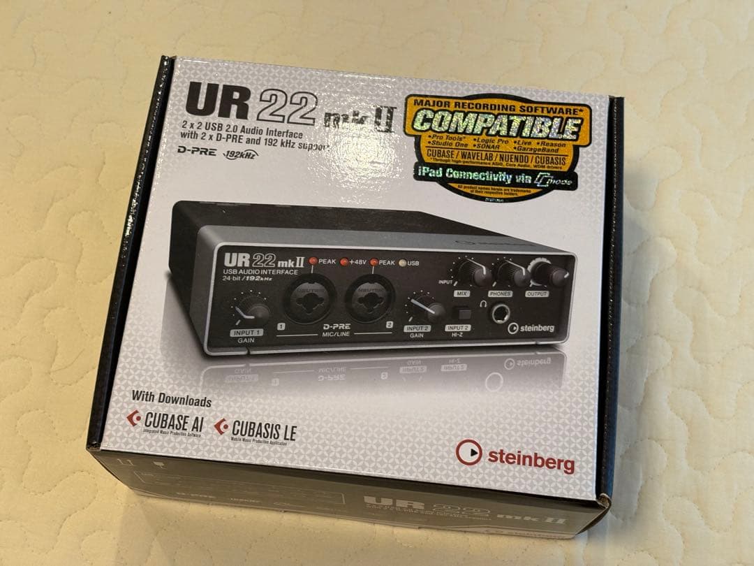 steinberg UR22 mkII USBオーディオインターフェース