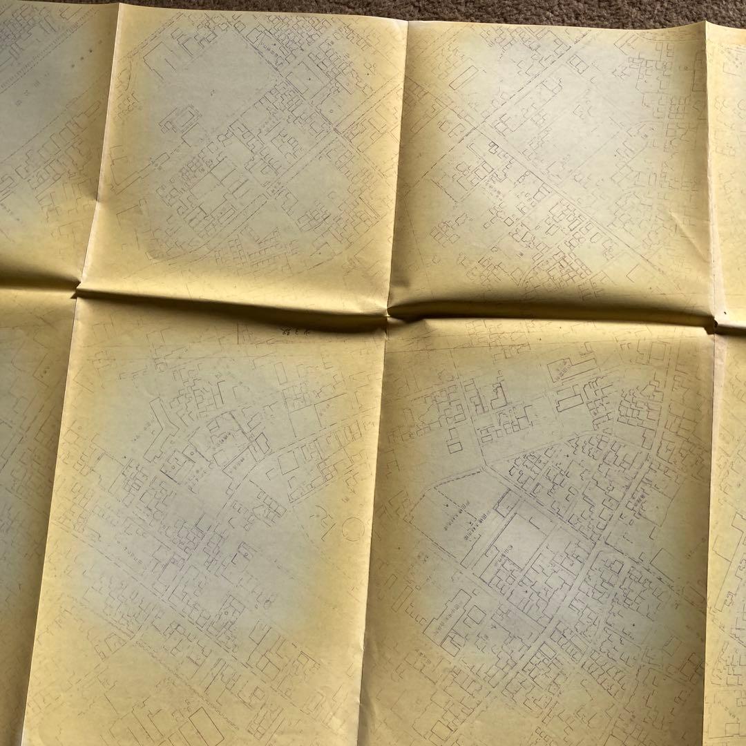 非売品 鉄道マニアック収集品 戸田市 新幹線と通勤新路のための測量図