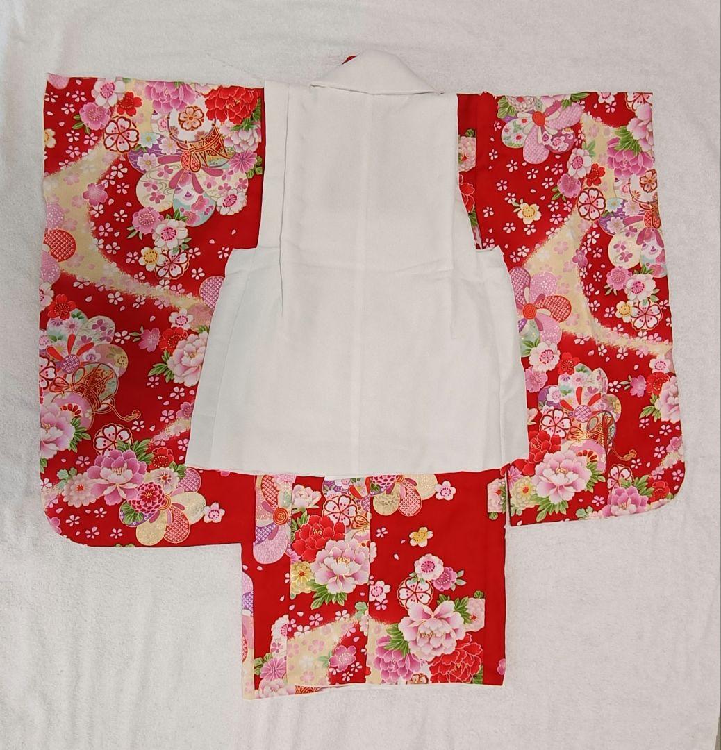美品　京都花ひめ 被布セット 七五三 着物 3歳