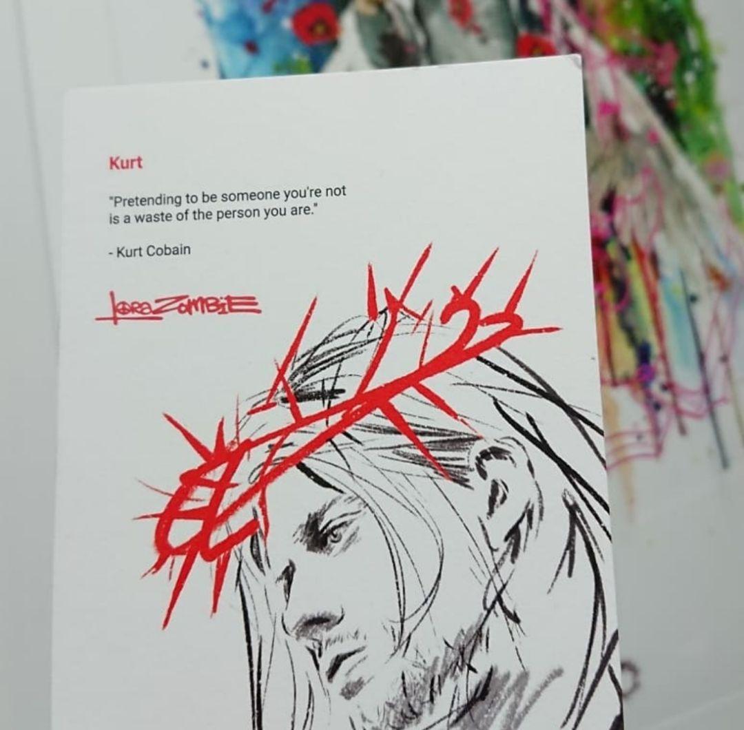 貴重＊Lora Zombie＊ cobain＊アート