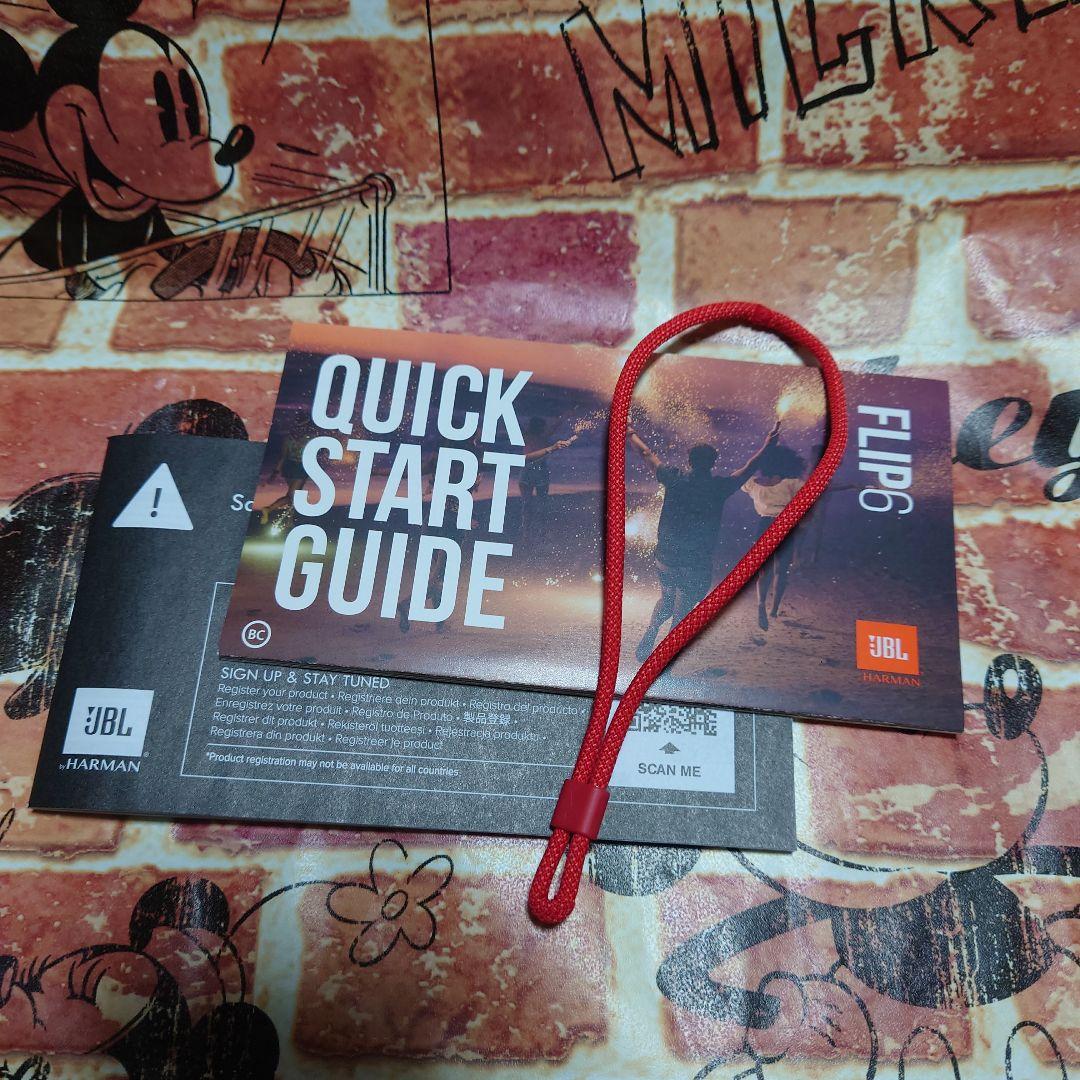 JBL ワイヤレススピーカー　JBLFLIP6RED レッド