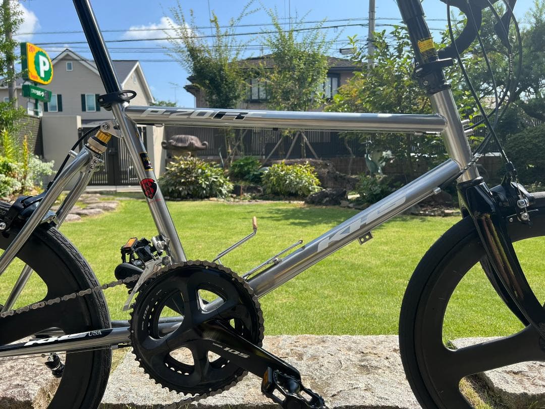 超美品メンテ済み！　KHS P-20RC　カーボンホイール　ミニベロ　総額50万