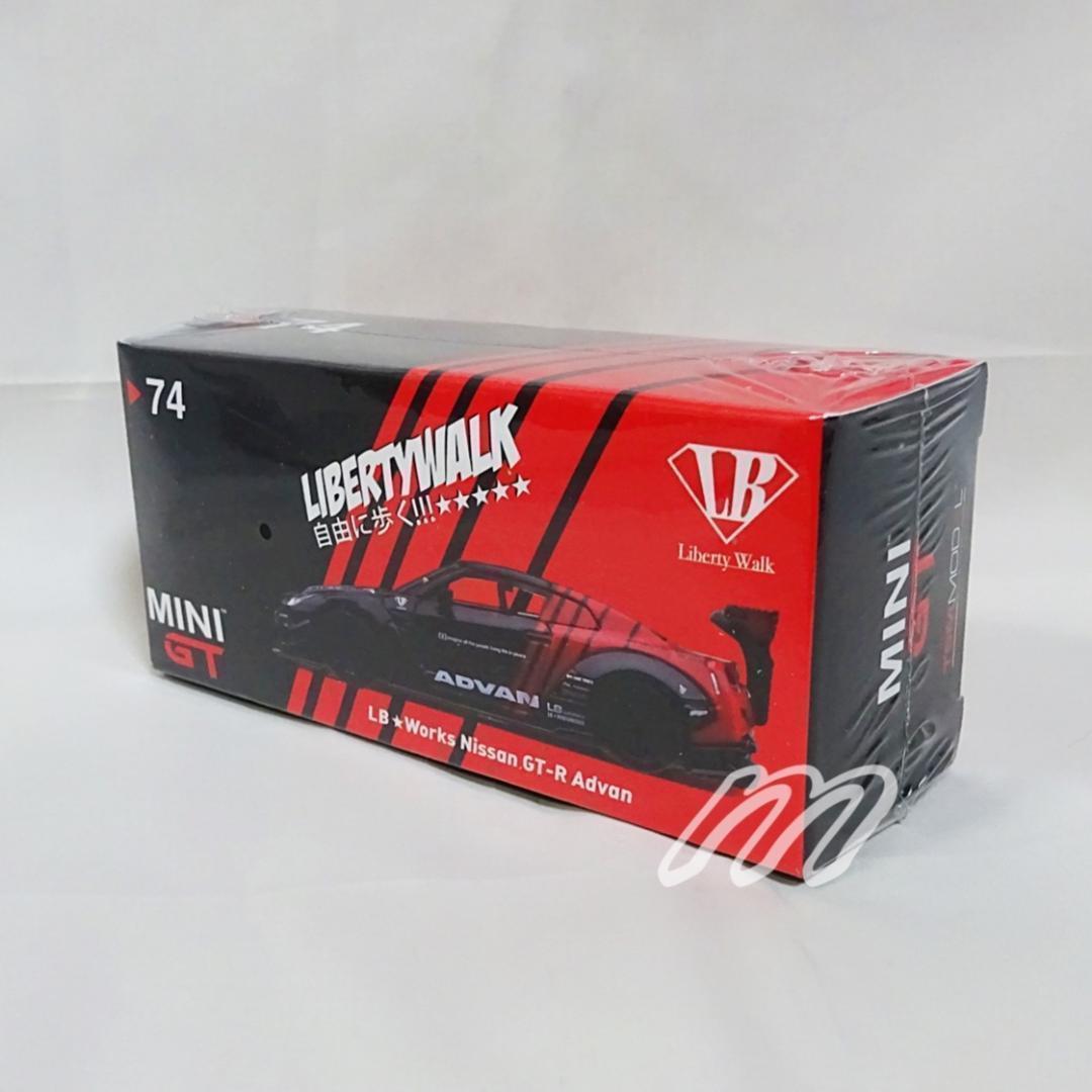 ⭐️MINI GT LB★Works NISSAN GT-R R35 Advan