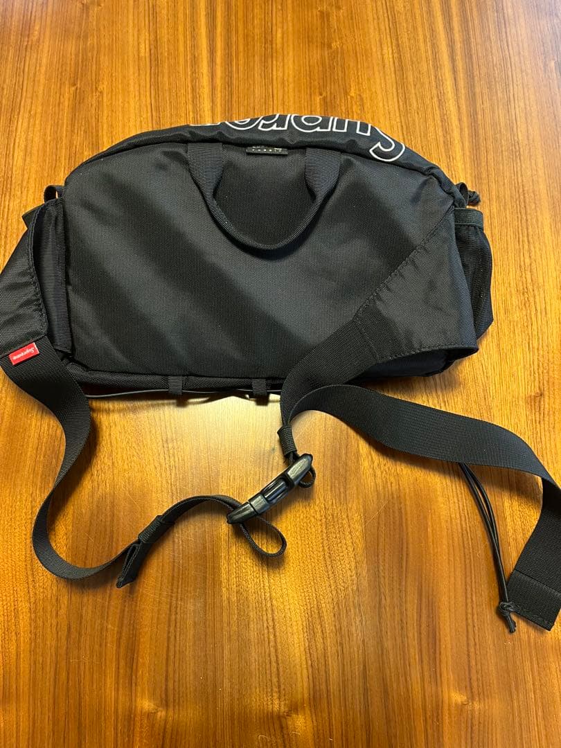 Supreme ブラック ショルダーバッグ