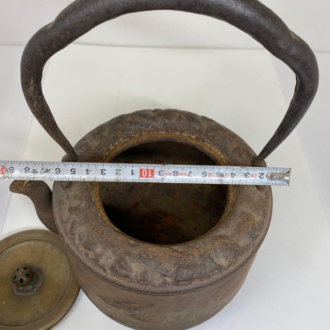 金龍堂　鳥の図鉄瓶　2646g トコニコ　東さ7-0404☆2F