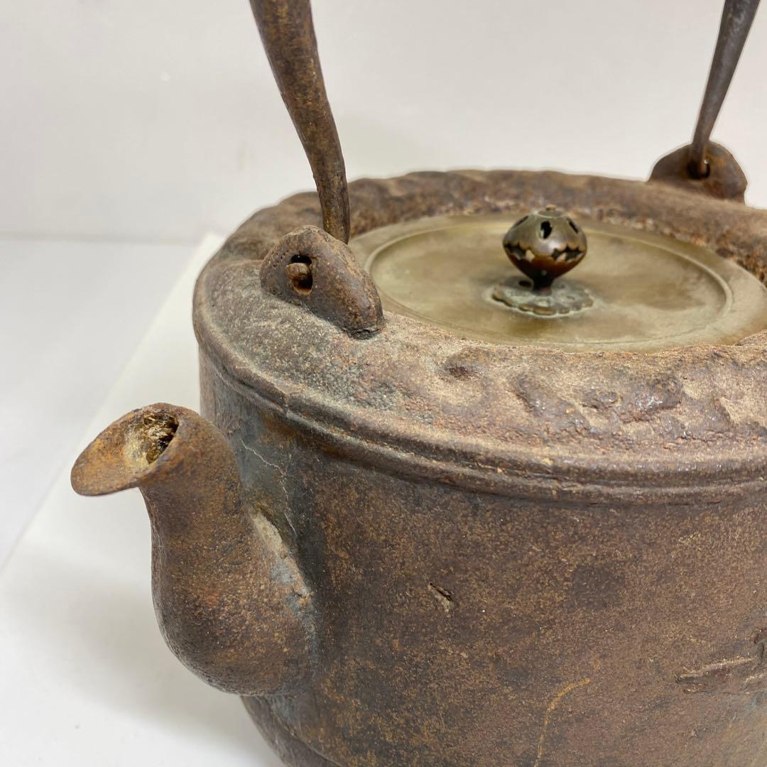 金龍堂　鳥の図鉄瓶　2646g トコニコ　東さ7-0404☆2F