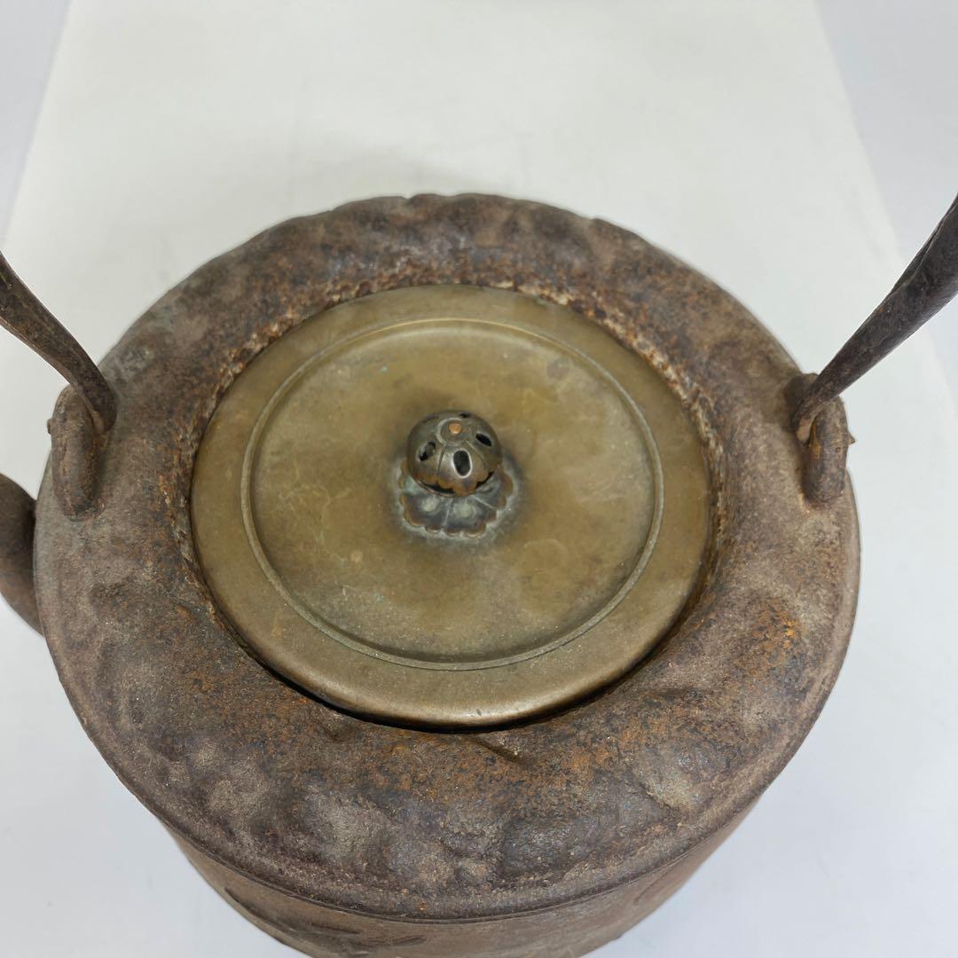 金龍堂　鳥の図鉄瓶　2646g トコニコ　東さ7-0404☆2F