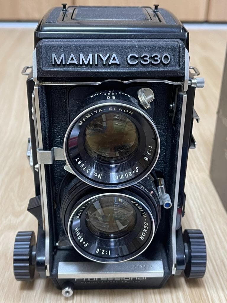 美品 マミヤ C330 二眼レフカメラ SEKOR 80mm 取説 元箱付き