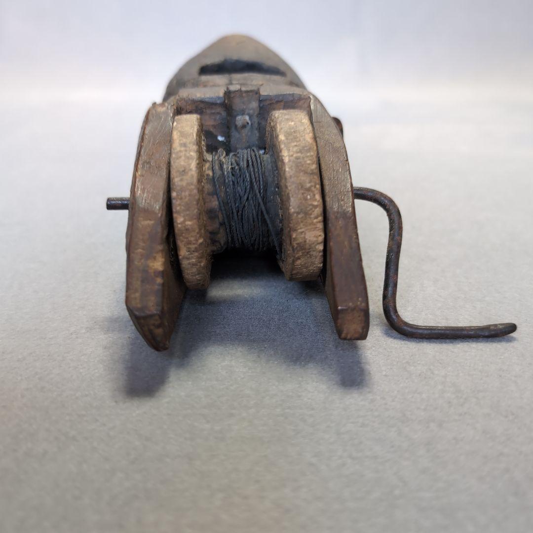 李朝 木製 墨壺 李朝墨壺 李朝木工品 李朝家具　木工品　ネズミ型墨壺