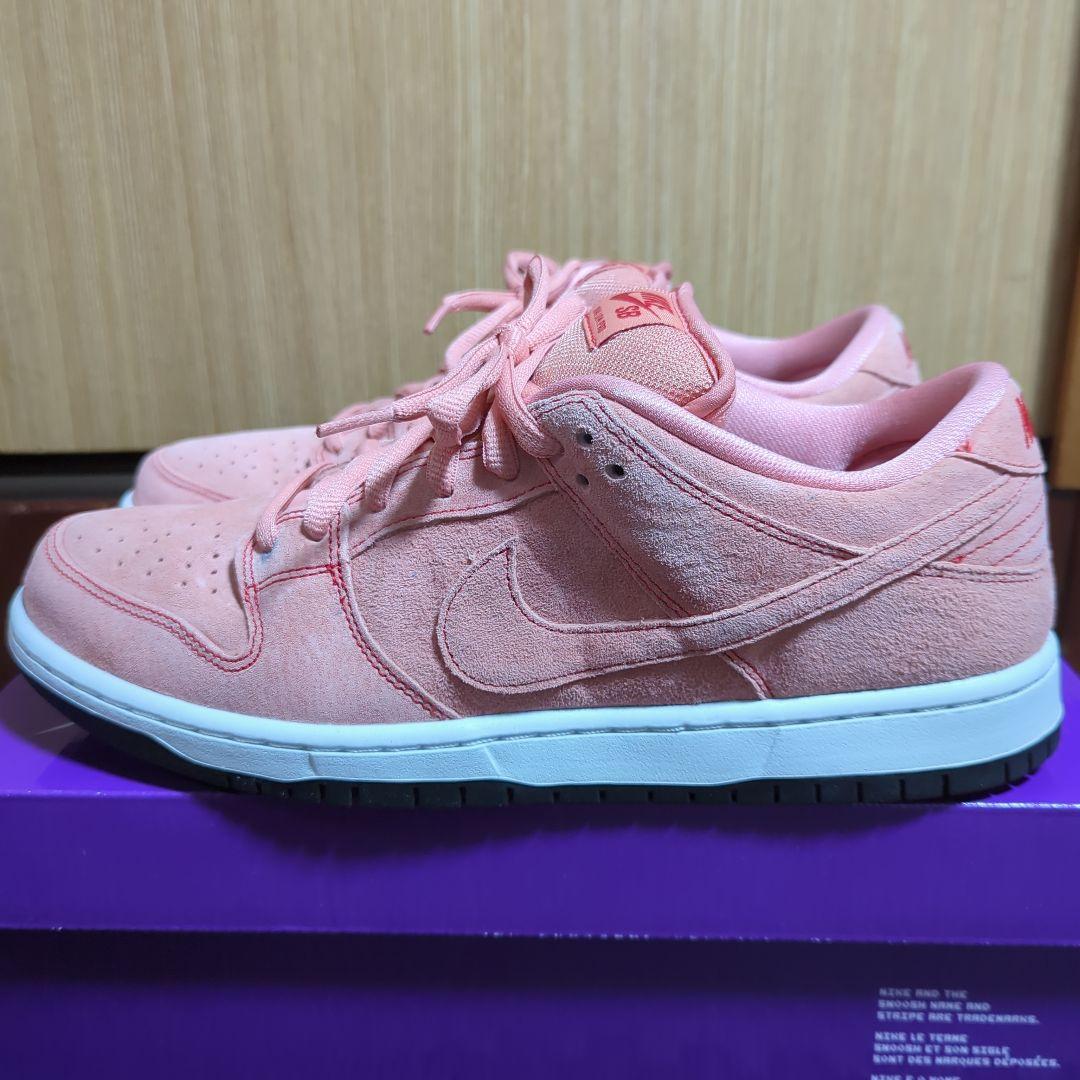 スケートボード Nike SB Dunk Low PRO PRM Pink Pig 28.5cm