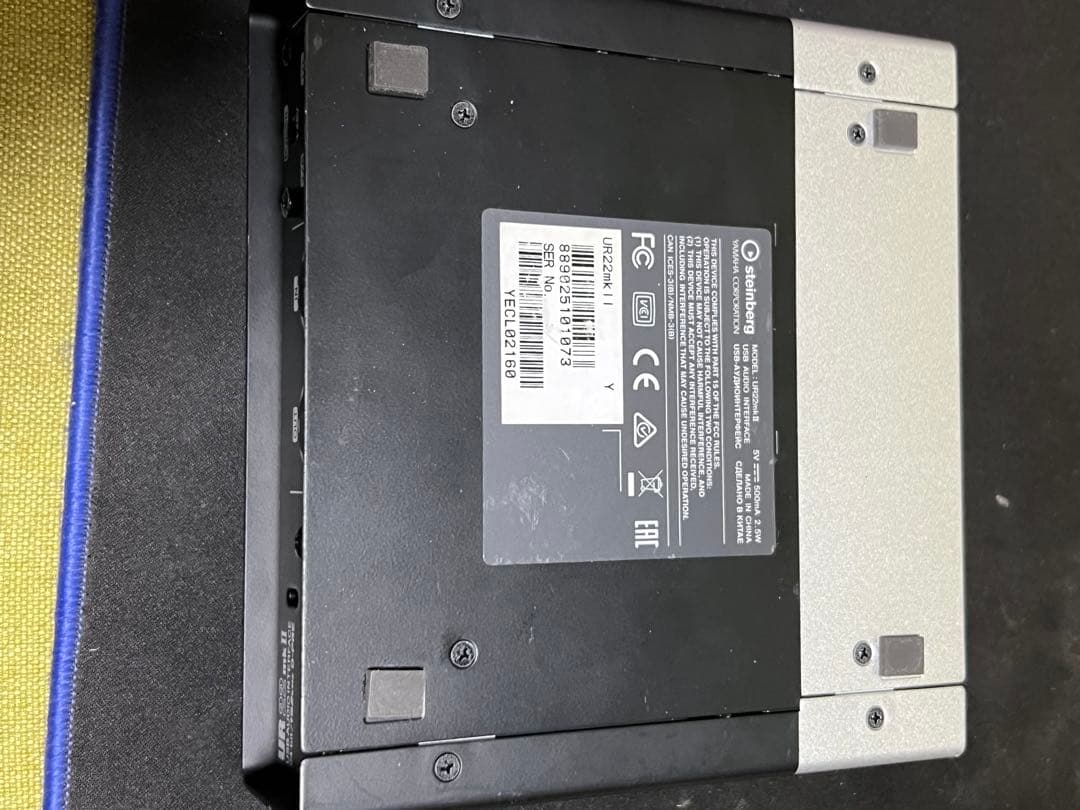 UR22mkII オーディオインターフェイス 24bit/192kHz