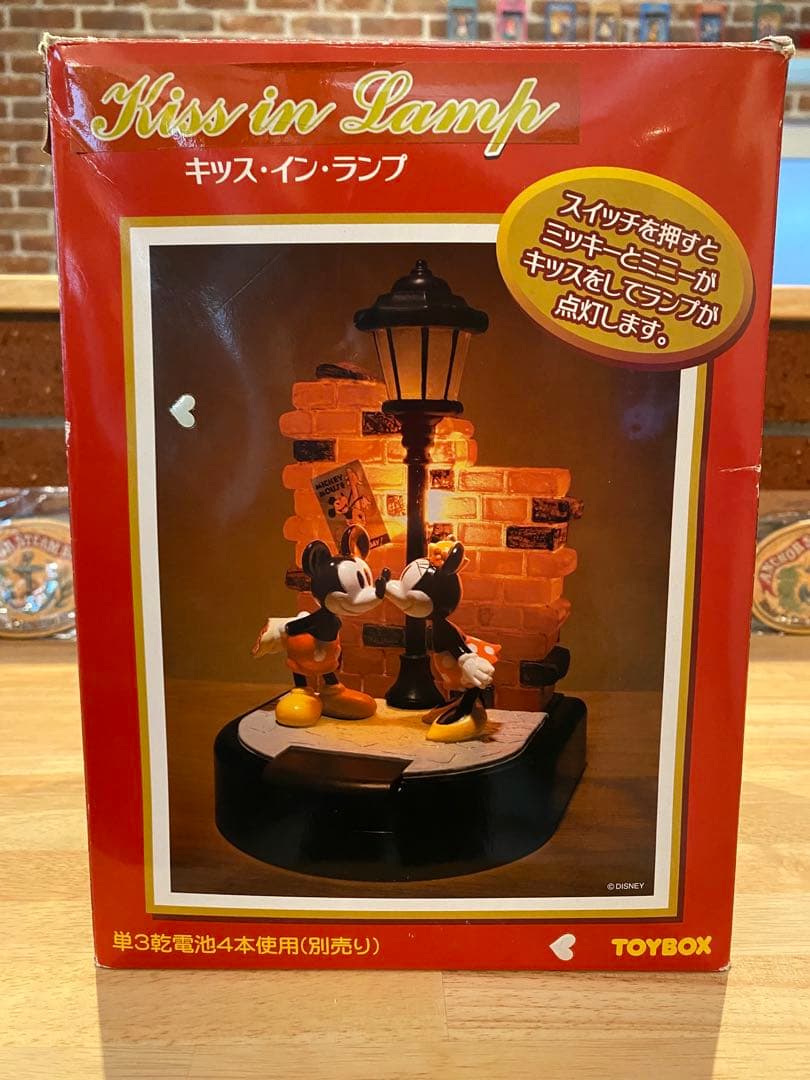 Disney ミッキー　ミニー　キッスインランプ TOYBOX　ライト　ランプ