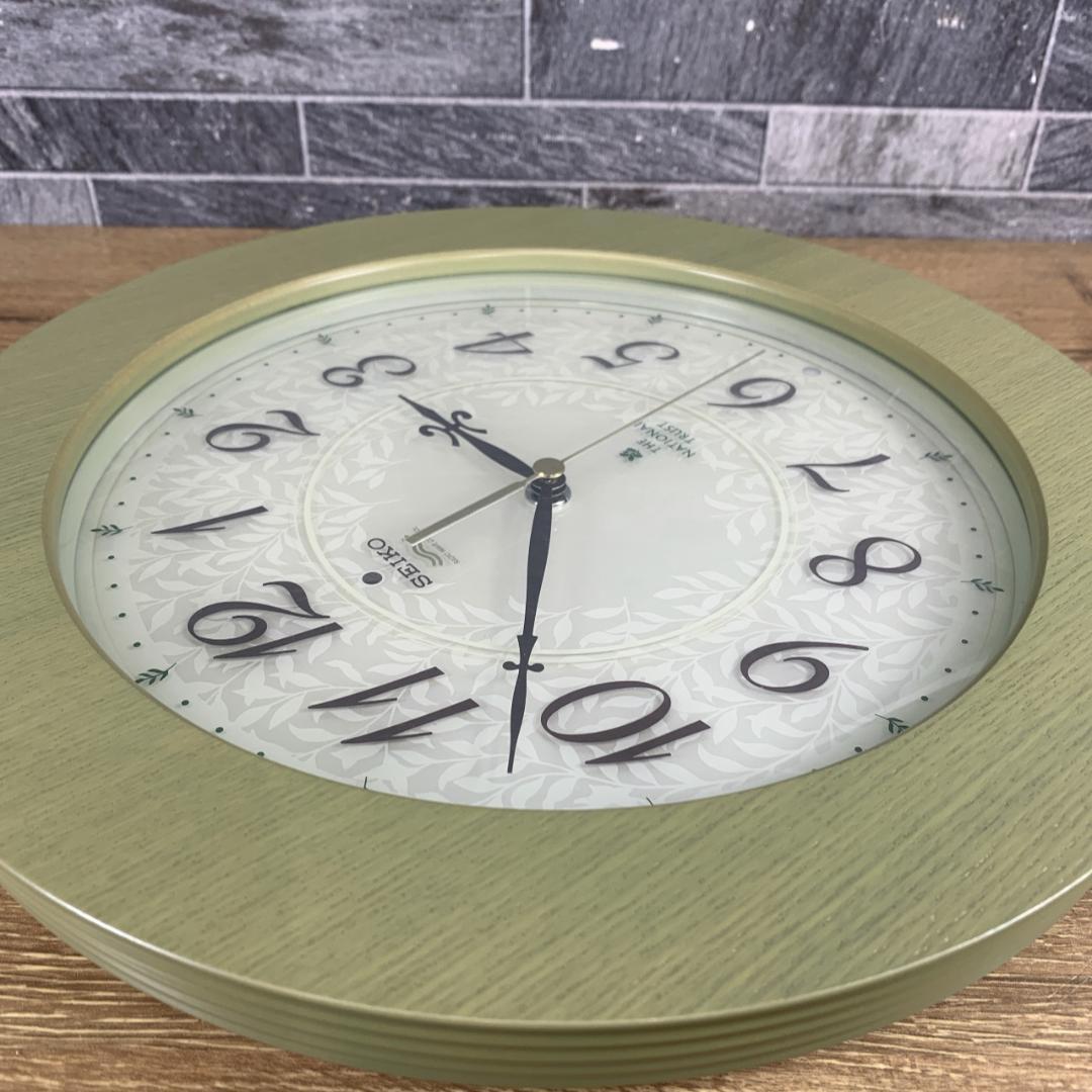 新品　生産終了品　SEIKO　ザ・ナショナル・トラスト 電波掛け時計　KX303