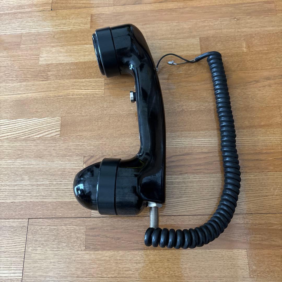 米海軍通信機器　受話器　無電池電話送話部