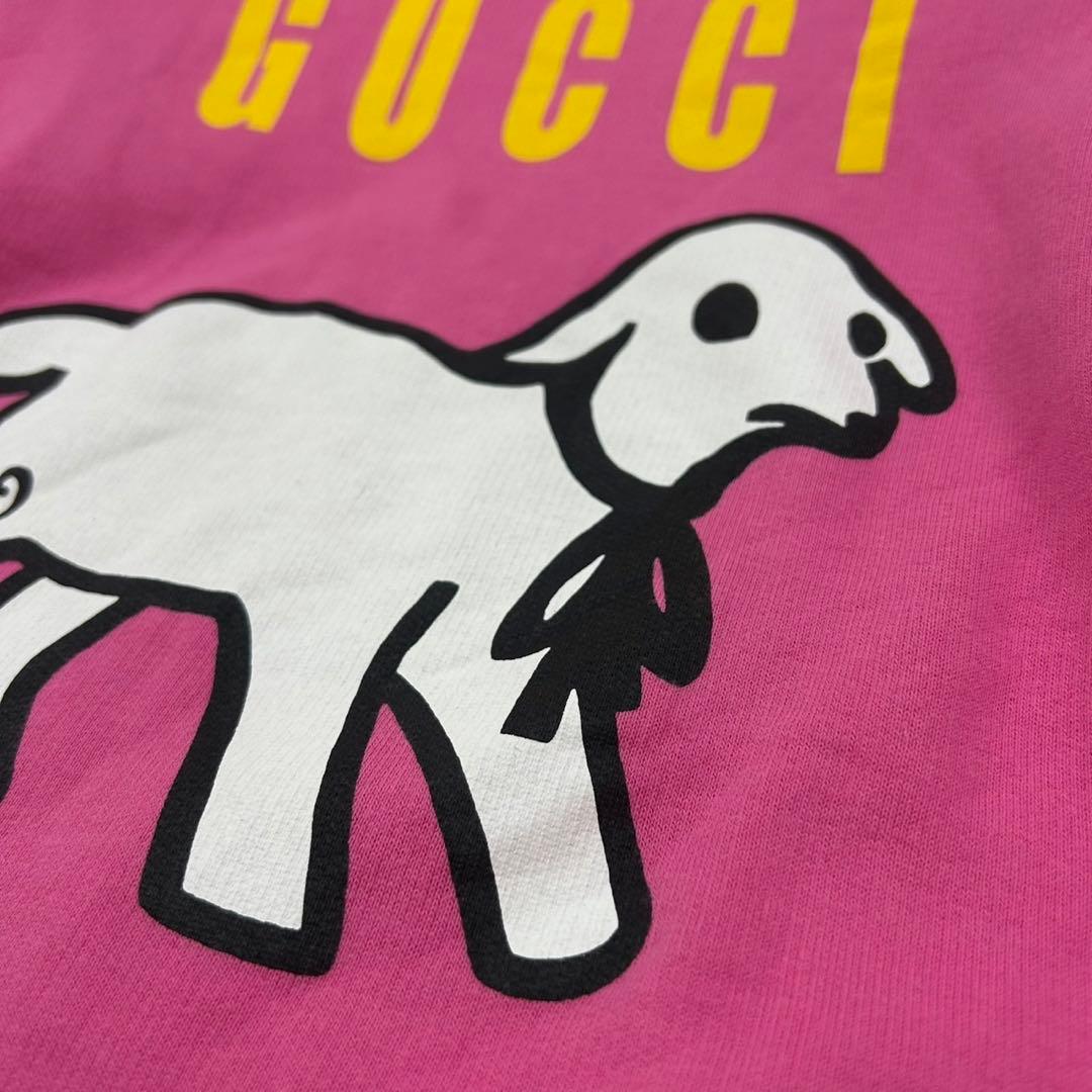 E6 美品 120cm 6 グッチ キッズ トレーナー プリント レディース